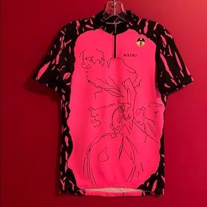 Giessegi Cycling Jersey in Pink & Black